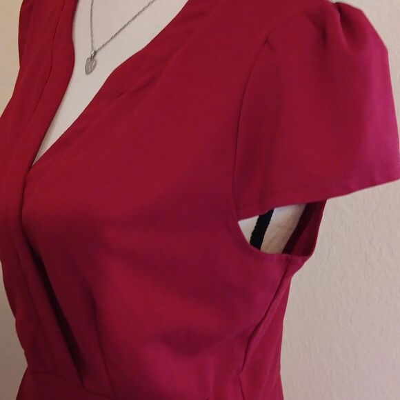 Ceasikery RED Dress. Career. Office. - Picture 5 of 12